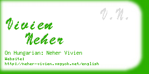 vivien neher business card